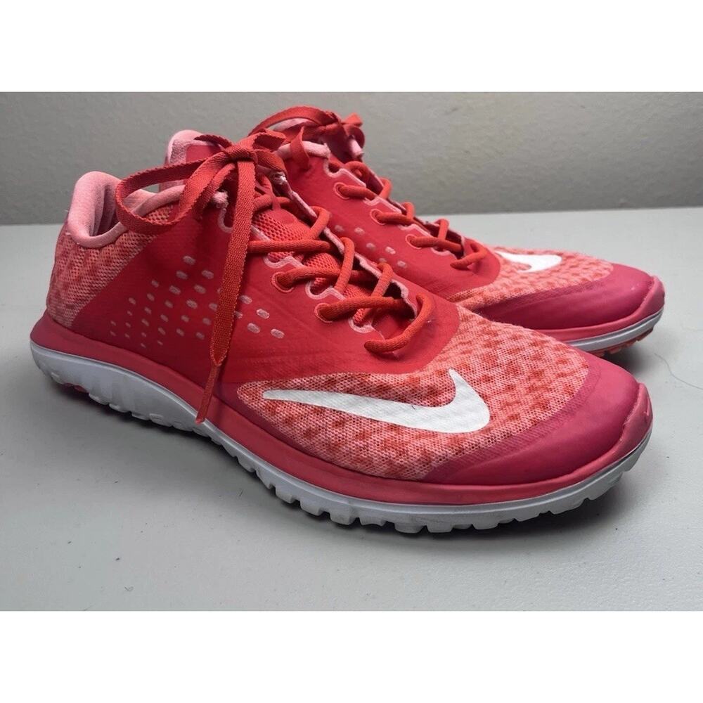 Nike Free 5.0 TR Fit 5 Women’s Training Shoes Hot Lava Pink Size8 Light704881601 - Picture 6 of 8